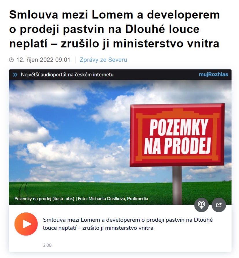 zdroj: https://sever.rozhlas.cz/smlouva-mezi-lomem-a-developerem-o-prodeji-pastvin-na-dlouhe-louce-neplati-8845998